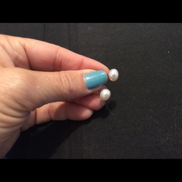 New Genuine Freshwater Pearl EARRINGS Cream White - Picture 2 of 7